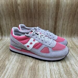 Saucony‎ Shadow Women's Size 11 Pink Grey White Shoes Sneakers S1108-837